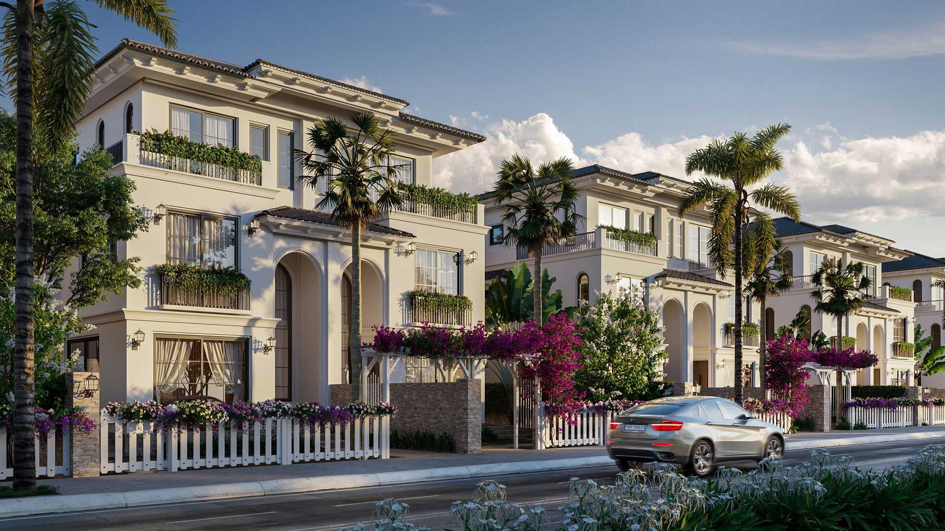 Phối cảnh biệt thự Hanoi Oriental Gia Lâm