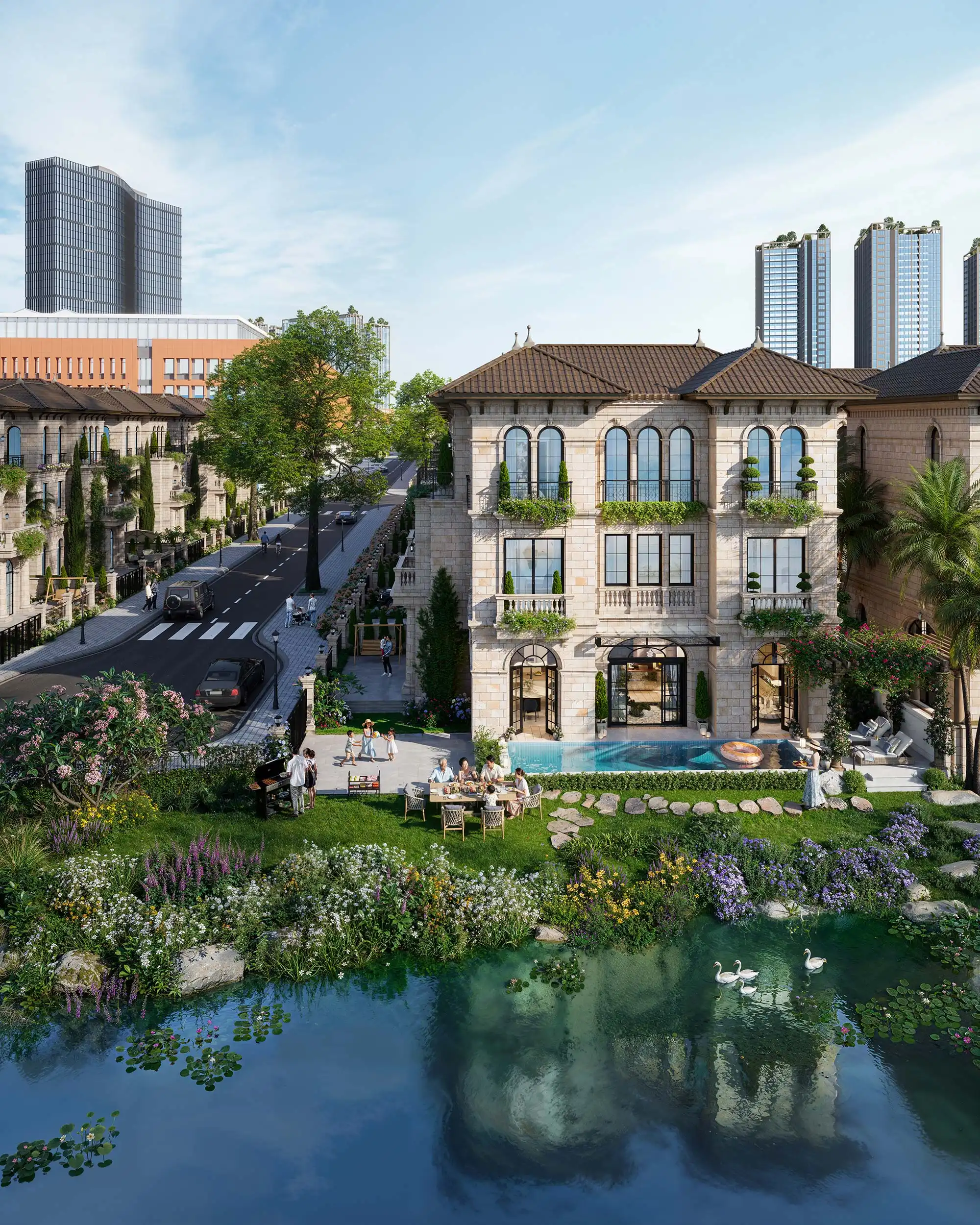 Biệt thự đơn lập tại khu đô thị Alluvia City